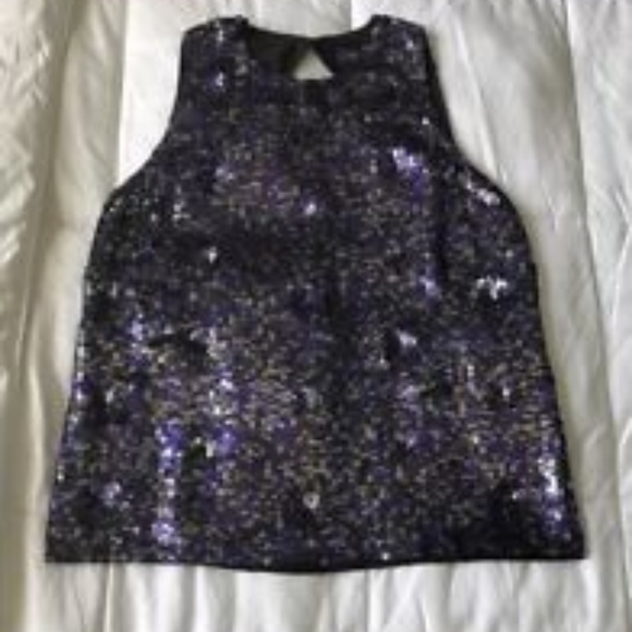 French Connection sequin shell - Picture 3 of 3